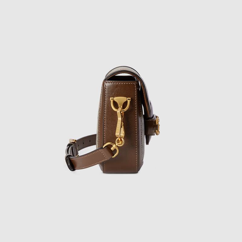 Gucci Horsebit 1955 Mini Shoulder Bag 658574 Brown